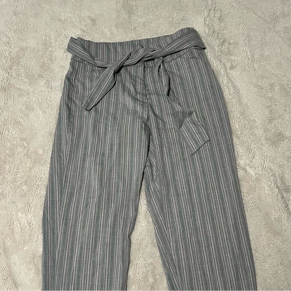 Dynamite Gray Striped Pants